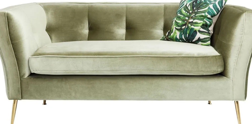 Sofy*KARE Design Sofa Rimini 160x76 Cm Oliwkowa 2-osobowa