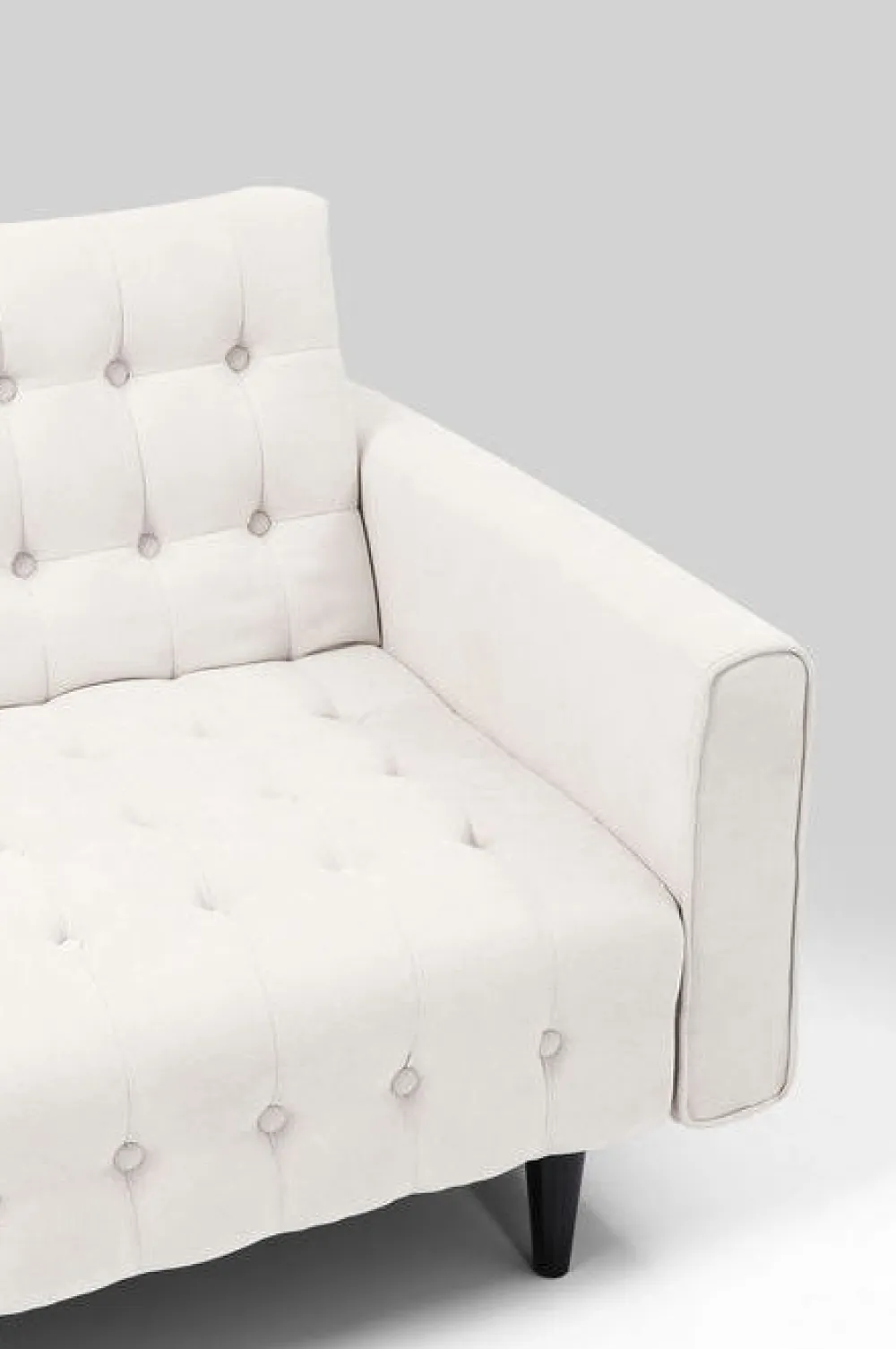 Sofy*KARE Design Sofa Rozkładana Milchbar 219 Cm Beżowa