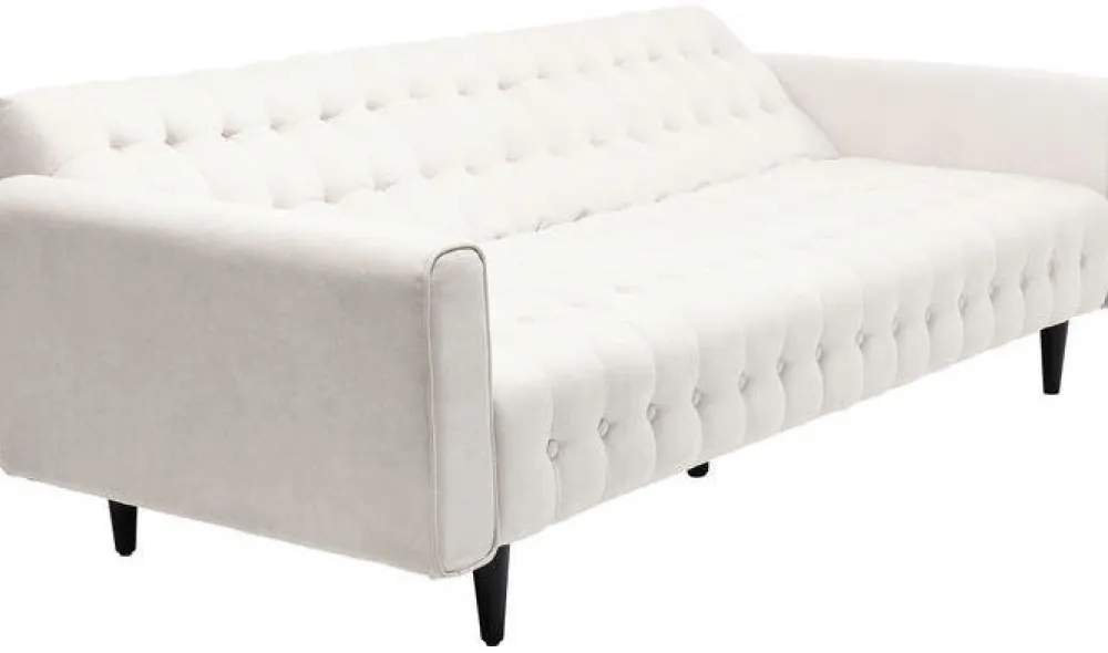 Sofy*KARE Design Sofa Rozkładana Milchbar 219 Cm Beżowa