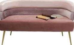 Sofy*KARE Design Sofa Sandwich 125 Cm Jasnoróżowa