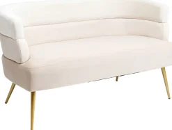 Sofy*KARE Design Sofa Sandwich 2 Os. 125 Cm Kremowo-beżowa