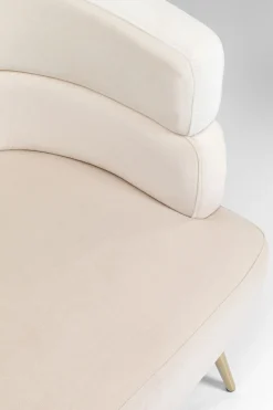 Sofy*KARE Design Sofa Sandwich 2 Os. 125 Cm Kremowo-beżowa