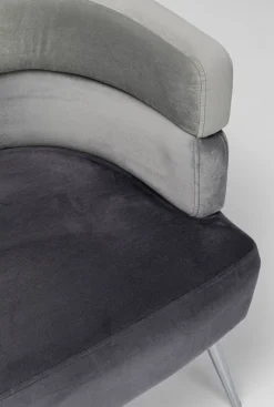 Sofy*KARE Design Sofa Sandwich 2 Os. 125 Cm Szara