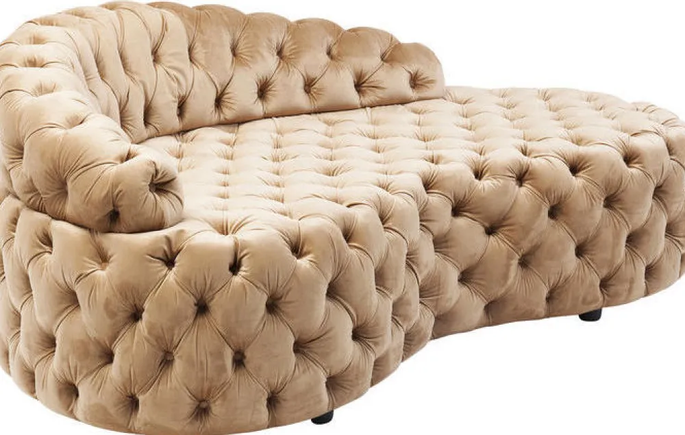 Sofy|Szezlongi*KARE Design Sofa Santa Barbara 162x65 Cm Beżowa
