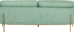 Sofy*KARE Design Sofa Shirly 3 Os. 221 Cm Miętowa