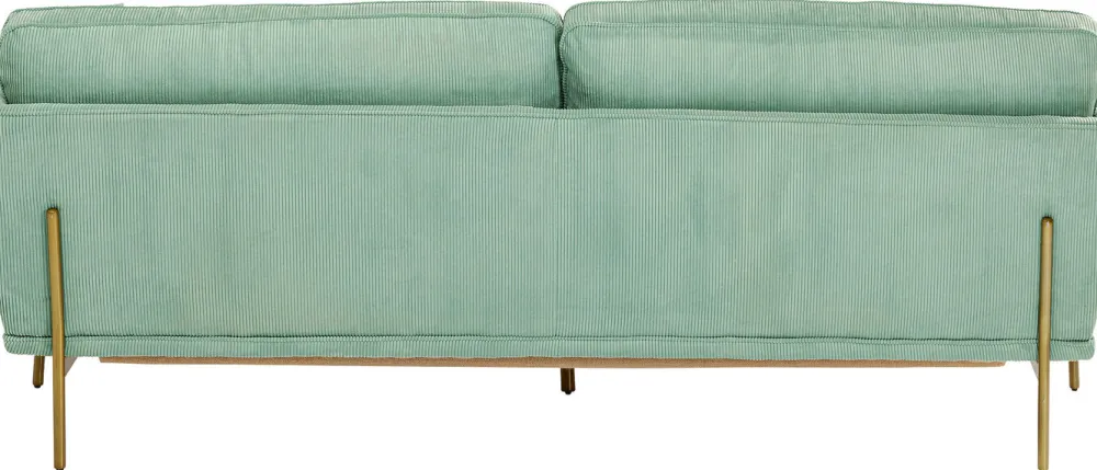 Sofy*KARE Design Sofa Shirly 3 Os. 221 Cm Miętowa