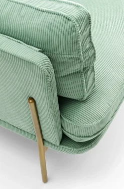Sofy*KARE Design Sofa Shirly 3 Os. 221 Cm Miętowa