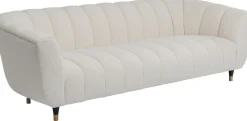 Sofy*KARE Design Sofa Spectra 3 Os. 245 Cm Biała