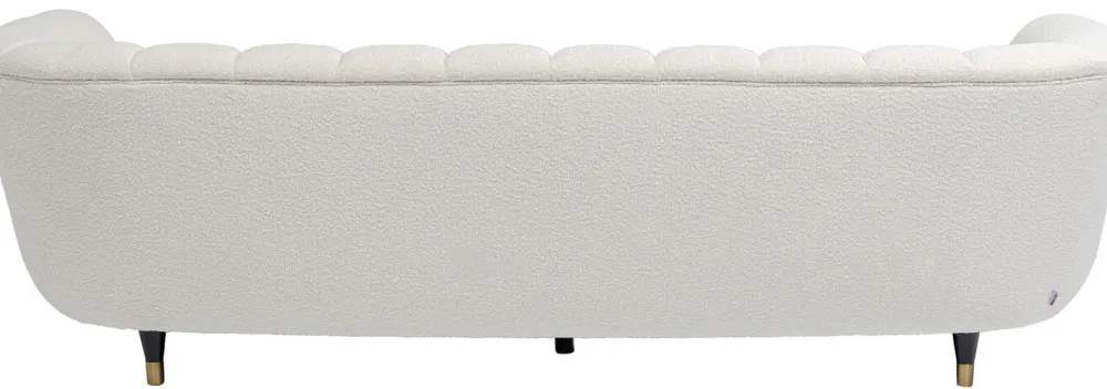 Sofy*KARE Design Sofa Spectra 3 Os. 245 Cm Biała