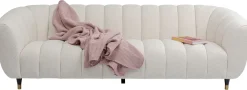 Sofy*KARE Design Sofa Spectra 3 Os. 245 Cm Biała