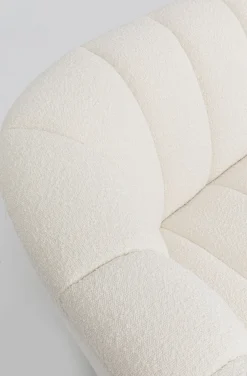 Sofy*KARE Design Sofa Spectra 3 Os. 245 Cm Biała