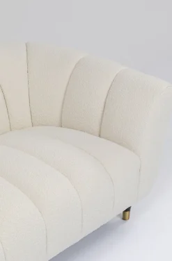 Sofy*KARE Design Sofa Spectra 3 Os. 245 Cm Biała