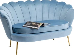 Sofy*KARE Design Sofa Water Lily 2 Os. 132 Cm Aqua
