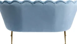 Sofy*KARE Design Sofa Water Lily 2 Os. 132 Cm Aqua