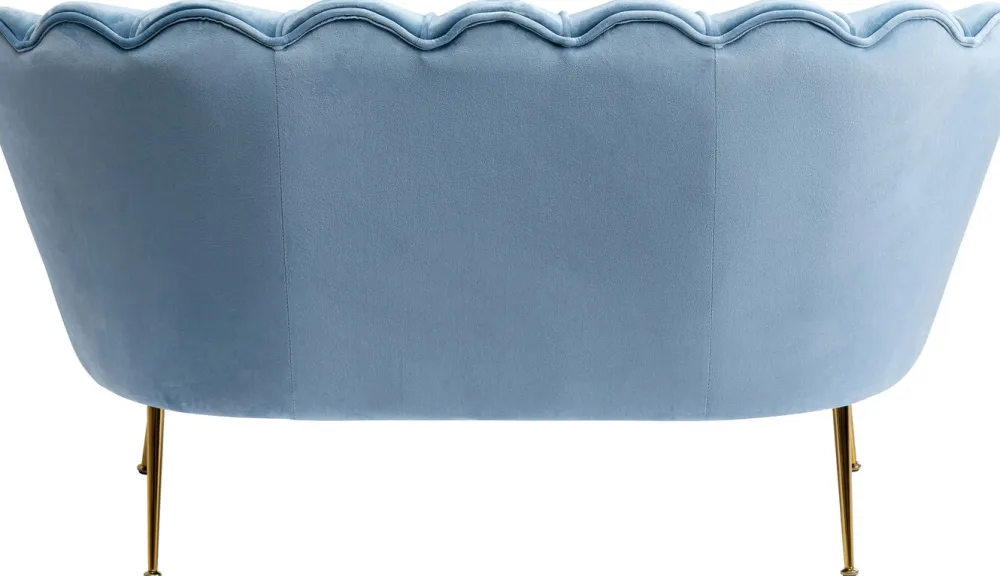 Sofy*KARE Design Sofa Water Lily 2 Os. 132 Cm Aqua