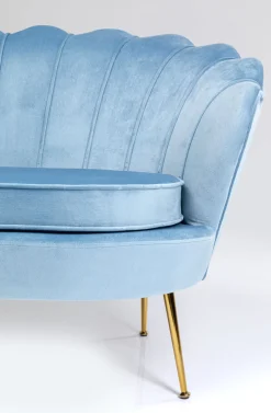 Sofy*KARE Design Sofa Water Lily 2 Os. 132 Cm Aqua
