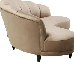 Sofy*KARE Design Sofa Welurowa 3-osobowa 233 Cm Beżowa