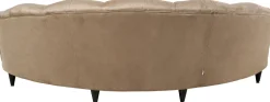 Sofy*KARE Design Sofa Welurowa 3-osobowa 233 Cm Beżowa