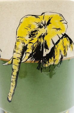 Akcesoria Do Kuchni*KARE Design Słoik Dekoracyjny Wild Life Ø22x33 Cm Kolorowy