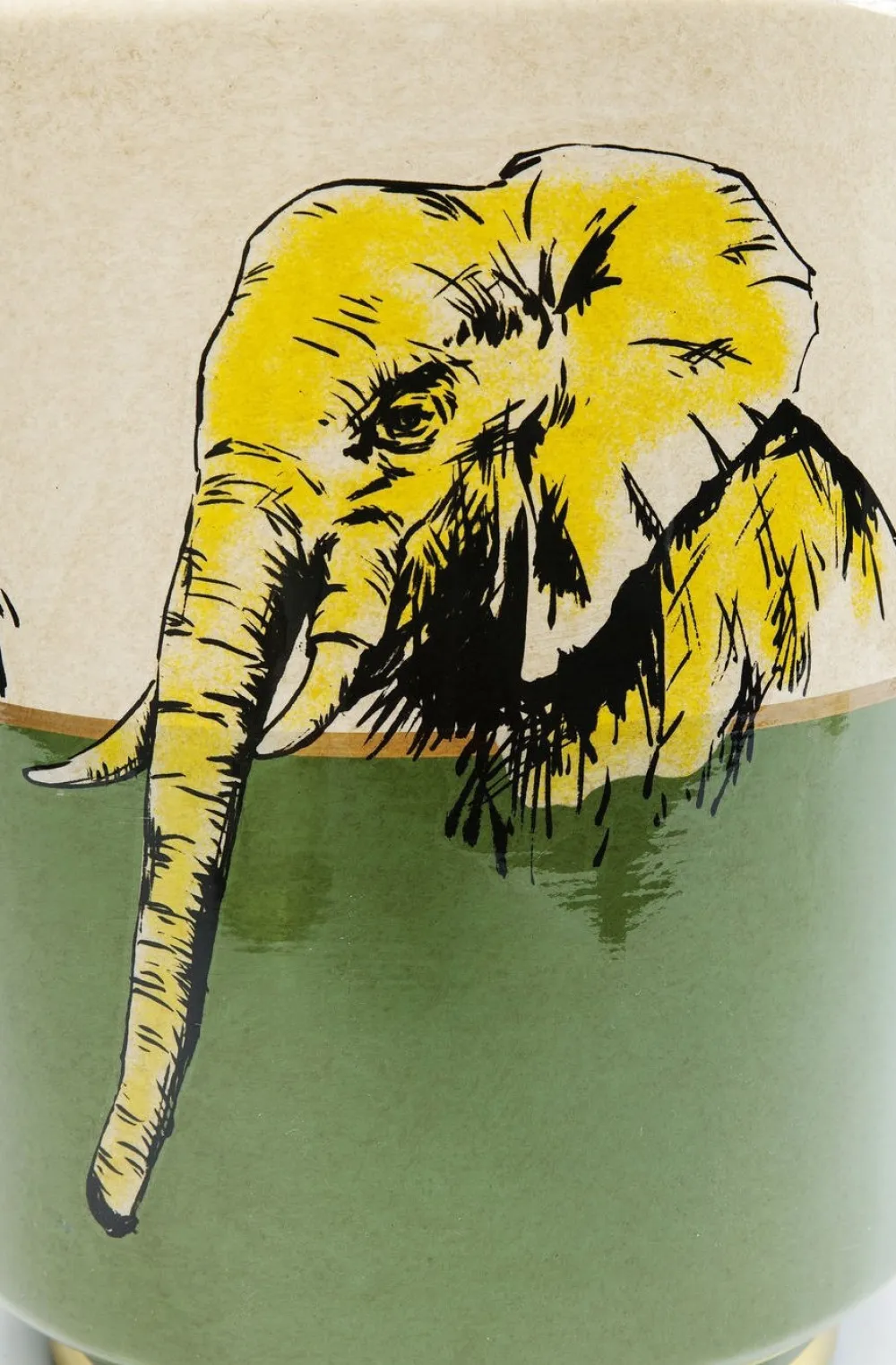 Akcesoria Do Kuchni*KARE Design Słoik Dekoracyjny Wild Life Ø22x33 Cm Kolorowy