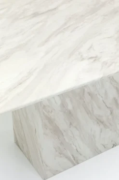 Stoły*KARE Design Stół Artistico Marble 160x90 Cm Biały