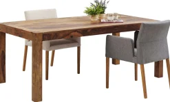 Stoły*KARE Design Stół Authentico 140x80 Cm Brązowy