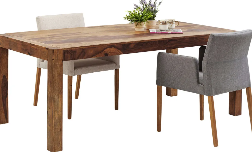 Stoły*KARE Design Stół Authentico 140x80 Cm Brązowy