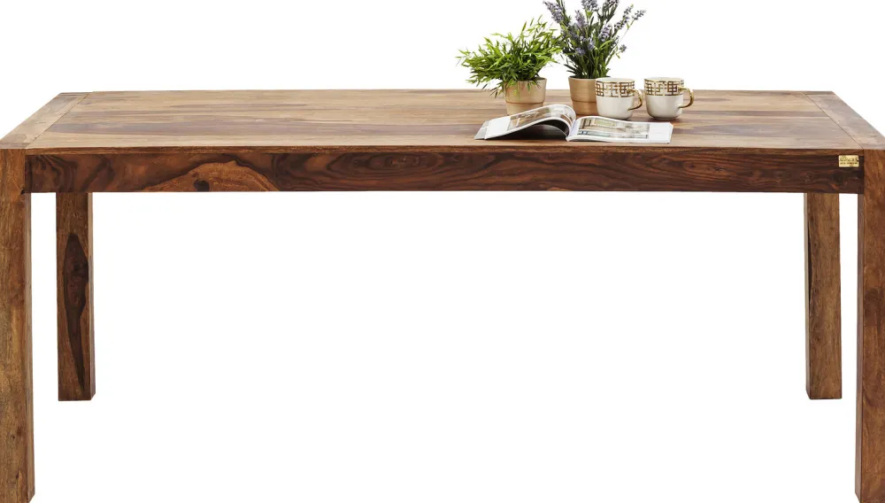 Stoły*KARE Design Stół Authentico 140x80 Cm Brązowy