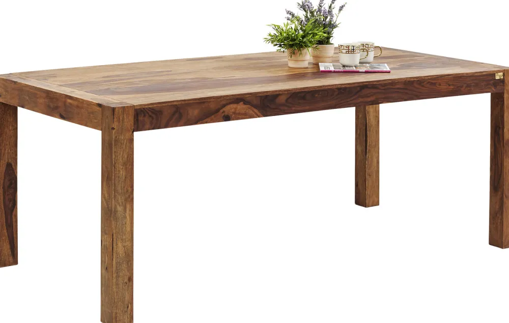 Stoły*KARE Design Stół Authentico 140x80 Cm Brązowy