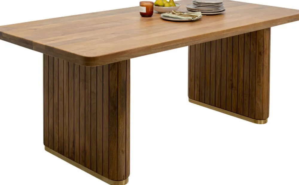 Stoły*KARE Design Stół Do Jadalni Nowoczesny Z Drewna Mango 180x90 Cm