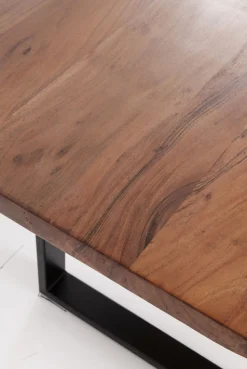 Stoły*KARE Design Stół Harmony Walnut 160x80 Cm Akacja Nogi Czarne