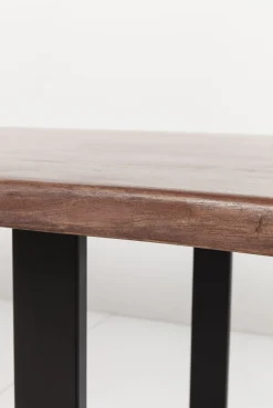 Stoły*KARE Design Stół Harmony Walnut 160x80 Cm Akacja Nogi Czarne