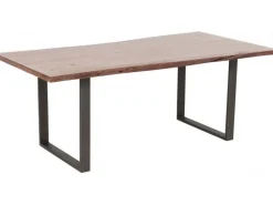 Stoły*KARE Design Stół Harmony Walnut 180x90 Cm Akacja Nogi Stalowe