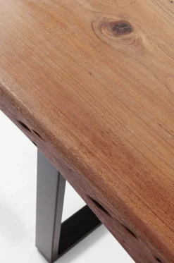 Stoły*KARE Design Stół Harmony Walnut 180x90 Cm Akacja Nogi Stalowe