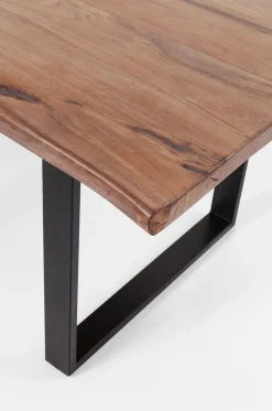 Stoły*KARE Design Stół Harmony Walnut 180x90 Cm Akacja Nogi Stalowe