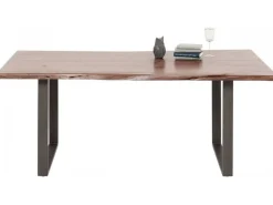 Stoły*KARE Design Stół Harmony Walnut 180x90 Cm Akacja Nogi Stalowe