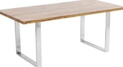 Stoły*KARE Design Stół Jackie 160x80 Cm Dąb - Nogi Chromowe