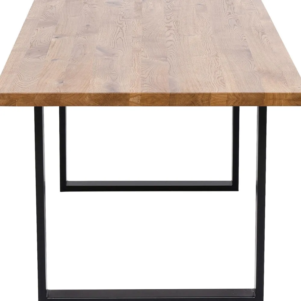 Stoły*KARE Design Stół Jackie 200x100 Cm Dąb Nogi Czarne