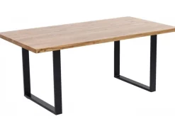Stoły*KARE Design Stół Jackie 200x100 Cm Dąb Nogi Czarne
