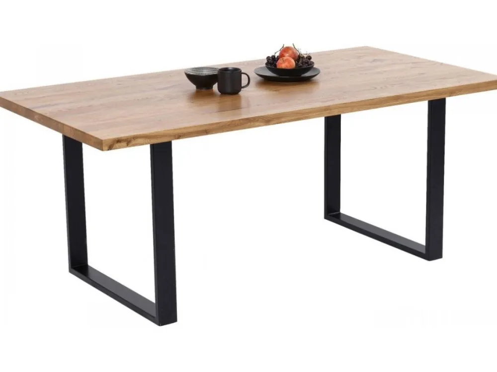 Stoły*KARE Design Stół Jackie 200x100 Cm Dąb Nogi Czarne