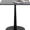 Stoły*KARE Design Stół Ogrodowy Czarny Blat Kwadratowy Granitowy 70x70 Cm