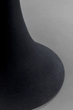 Stoły*KARE Design Stół Ogrodowy Czarny Ze Szklanym Blatem Ø150 Cm