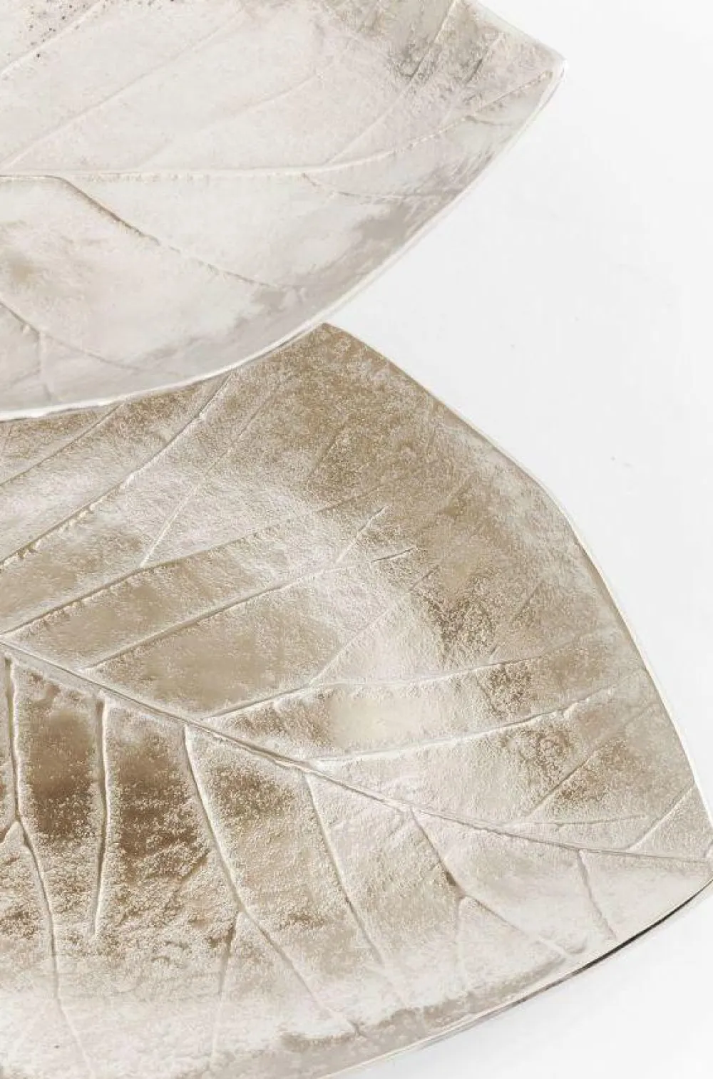 Pudełka Na Biżuterię*KARE Design Stojak Na Biżuterię Leaf 45x46 Cm Srebrny