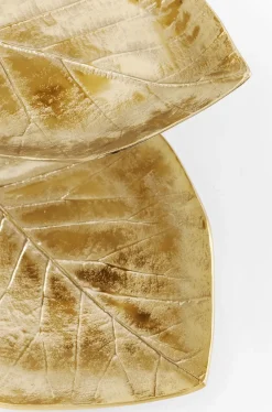 Pudełka Na Biżuterię*KARE Design Stojak Na Biżuterię Leaf 32x46 Cm Złoty