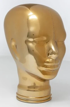 Figurki Dekoracyjne*KARE Design Stojak Na Słuchawki Mount 21x29 Cm Złoty