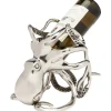 Stojaki Na Wino*KARE Design Stojak Na Wino Octopus 17x24 Cm Srebrny