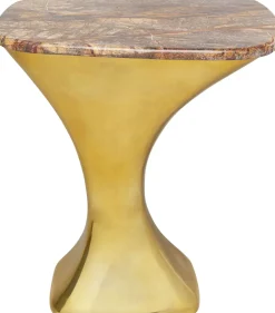 Stoliki Kawowe*KARE Design Stolik Alerio 45x55 Cm - Blat Marmur