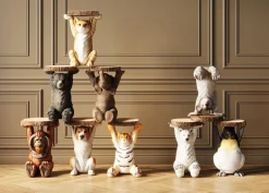 Stoliki Kawowe*KARE Design Stolik Animal Mr. Jack 35x33 Cm Kolorowy