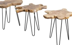 Stoliki Kawowe*KARE Design Stolik Aspen 50x50 Cm Naturalny