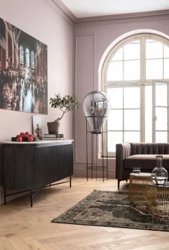 Stoliki Kawowe*KARE Design Stolik Beam White Marble Ø32 Cm Biały